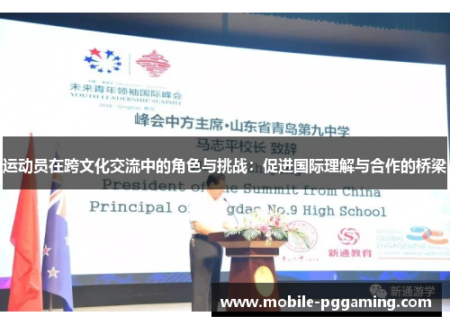 运动员在跨文化交流中的角色与挑战：促进国际理解与合作的桥梁